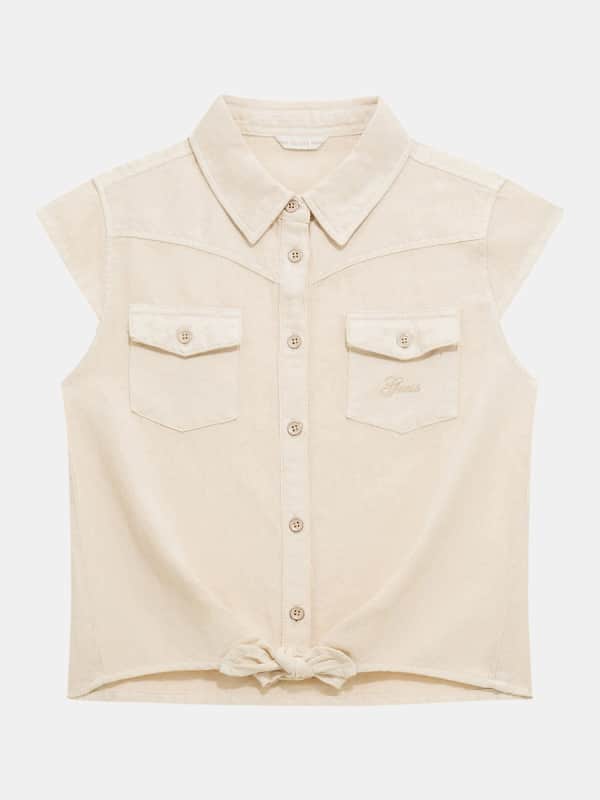 Bluse Leinenmix
