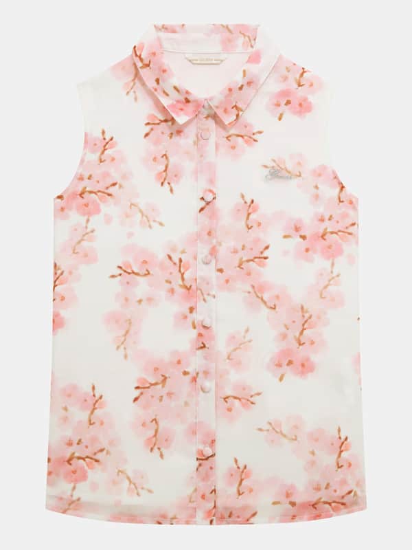 Bluse Mit Allover-Blumenprint