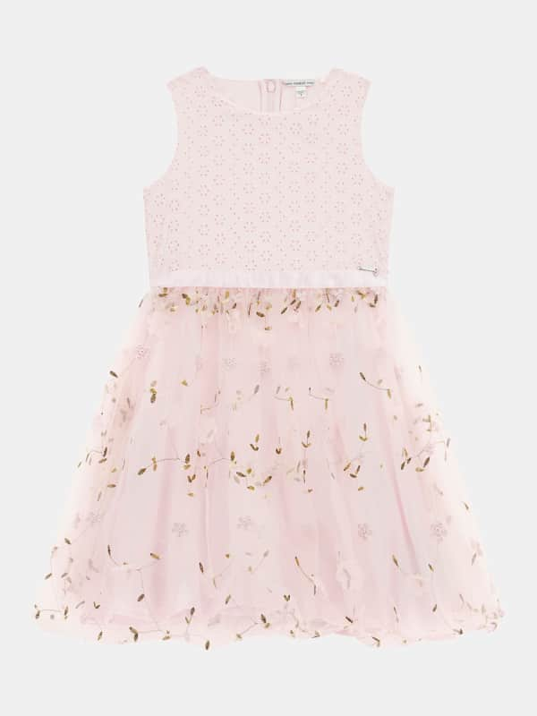 Guess Kids Sangallo Fit And Flare Dress