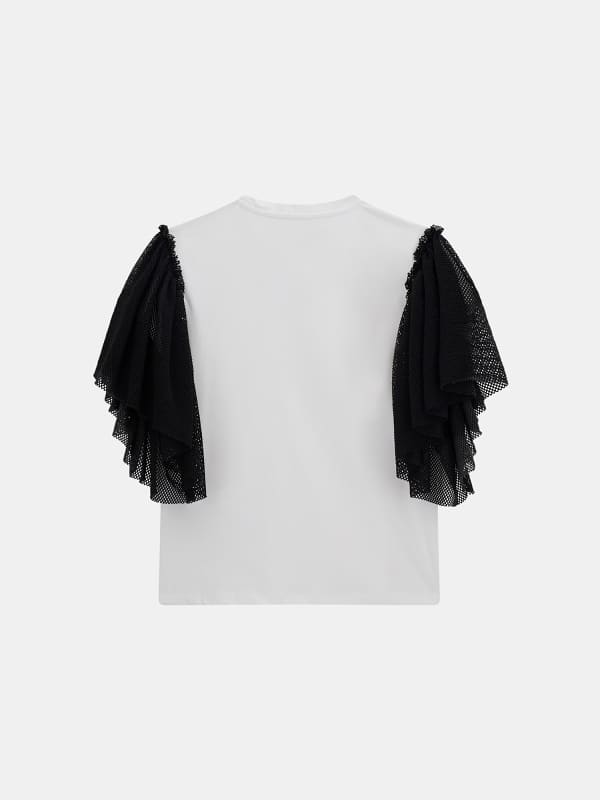  Guess Kids T-shirt Mit ärmeln Aus Netzstoff 