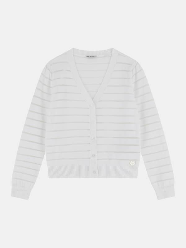Gestreifter Cardigan