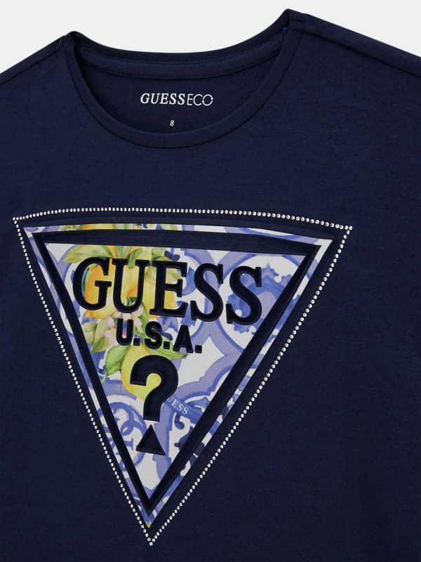  Guess Kids Dreieckslogo T-shirt 