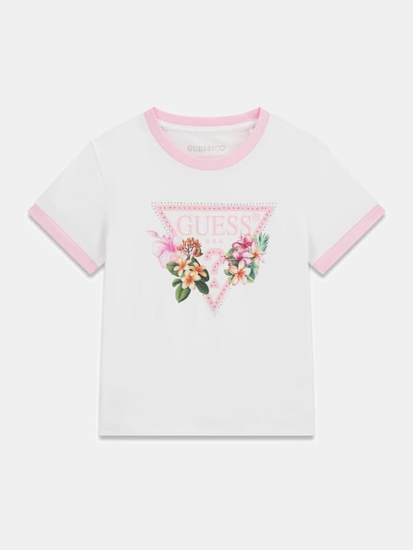  Guess Kids T-shirt Mit Dreiecks-logo 