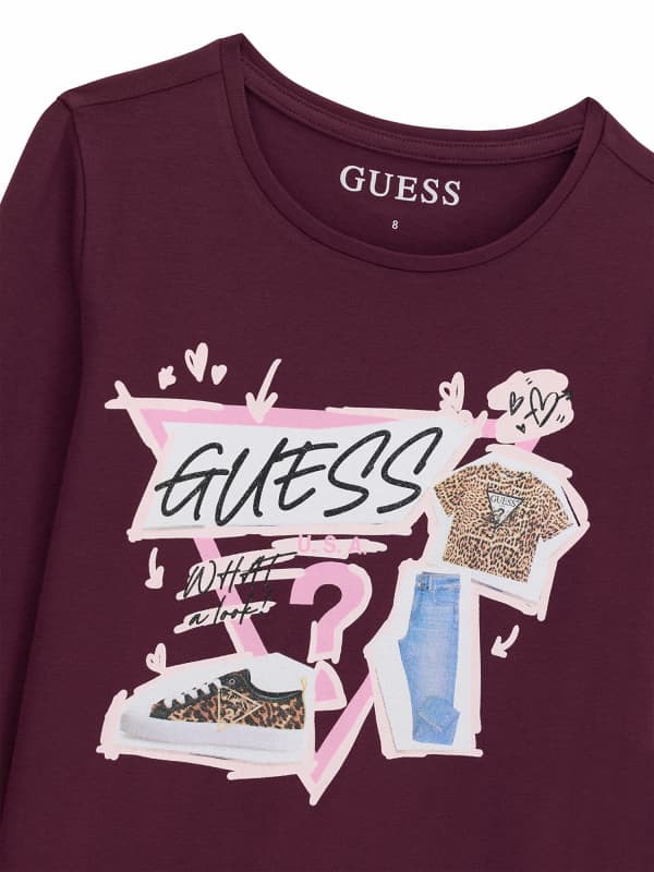  Guess Kids Bedrucktes T-shirt 