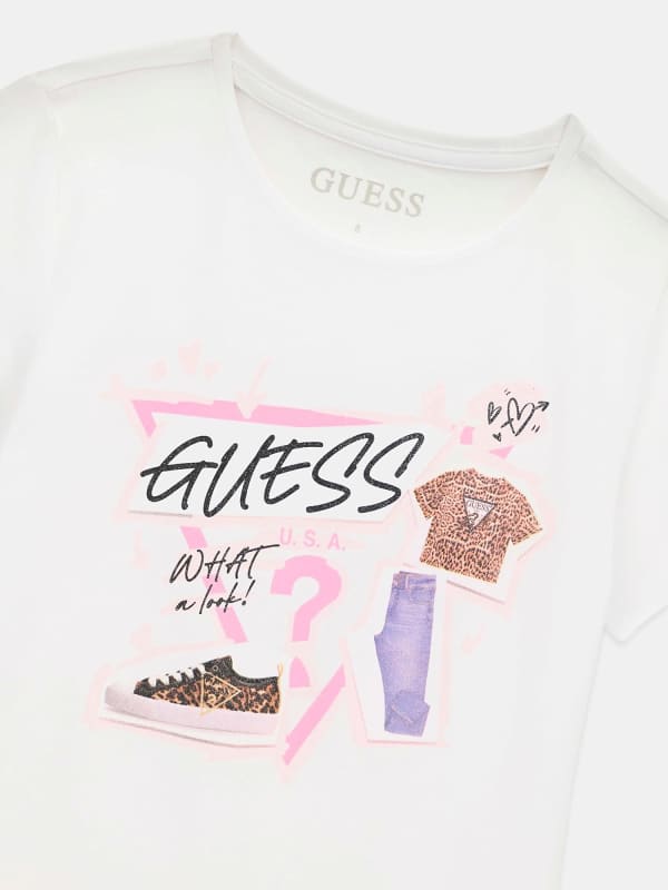  Guess Kids Bedrucktes T-shirt 