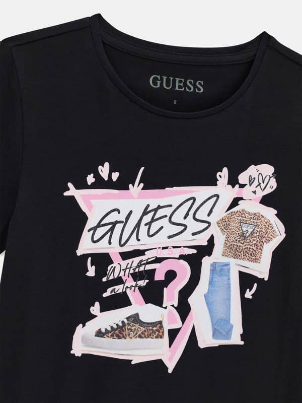  Guess Kids Bedrucktes T-shirt 
