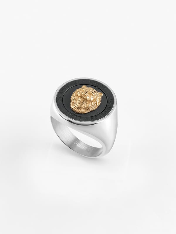 Guess Lion King Ring