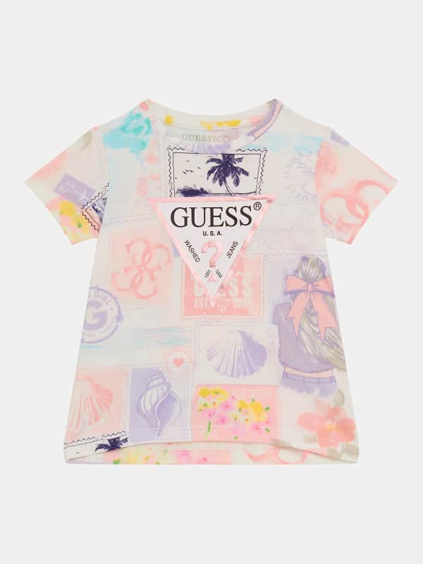 T-Shirt Stretch Imprimé All-Over