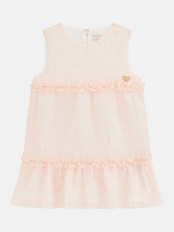 Kurzes Chiffonkleid