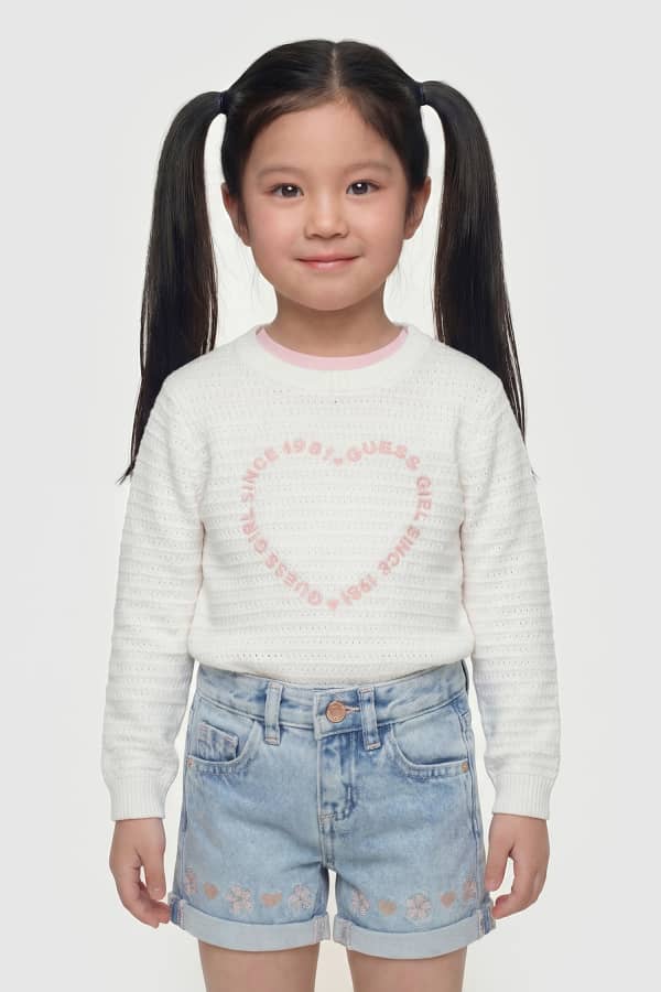 Maglione Con Logo Ricamato