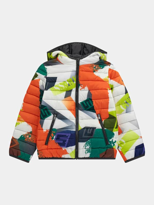 Guess All Over Print Puffer