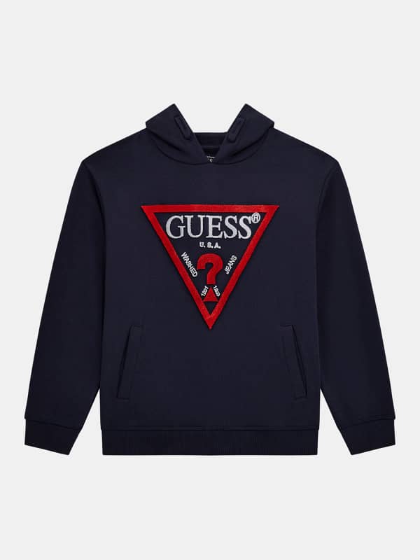 Sweatshirt Mit Logo-Dreieck Vorne