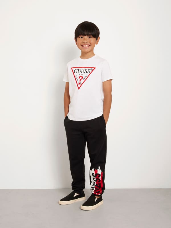 T-Shirt Mit Logo-Dreieck Vorn