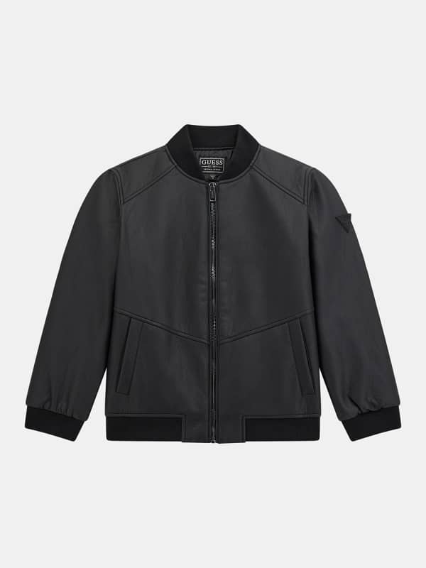 Kunstleder-Bomberjacke