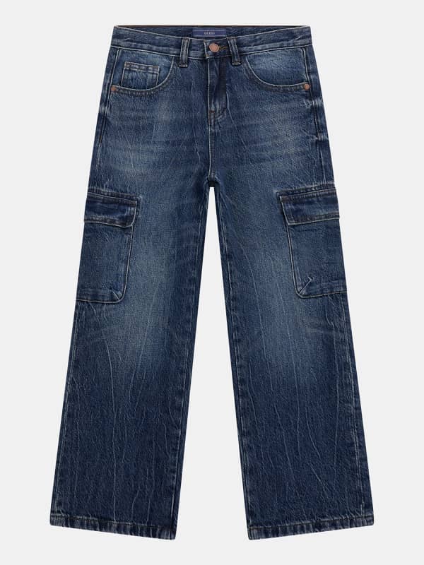 Wide Leg Cargo Jeans