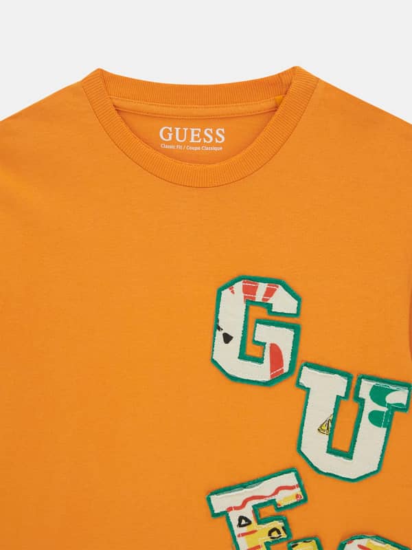  Guess Kids T-shirt Mit Logo-patch 