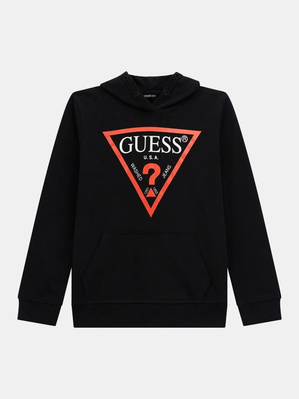 Guess Kids Triangle Logo Hoodie Sweatshirt