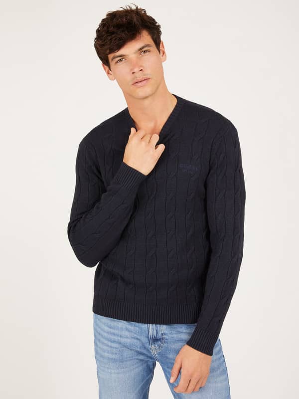 

Джемпер С Вязаными Косами