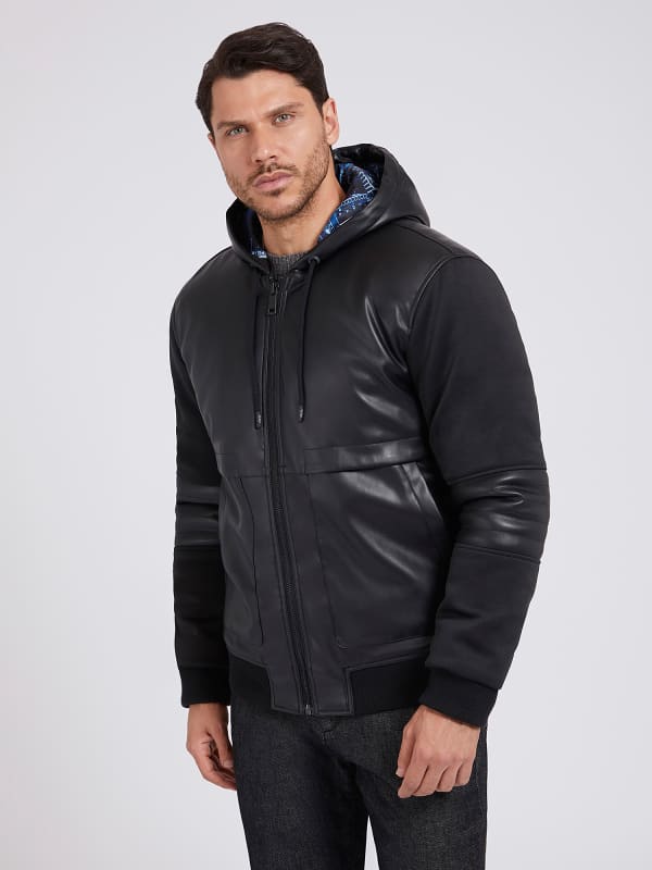 

Бомбер Искусственная Кожа Логотип