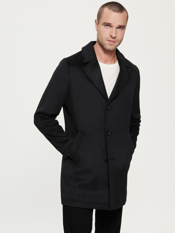 Manteau Laine Mélangée