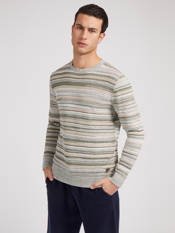 

Хлопковый Джемпер В Полоску