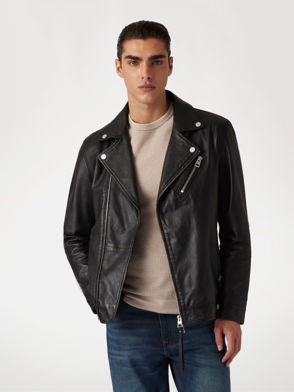 Guess Genuine Leather Jacket