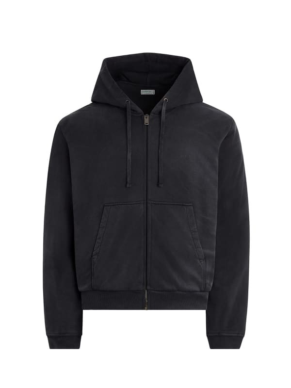 Sweat-Shirt Zippé À Capuche