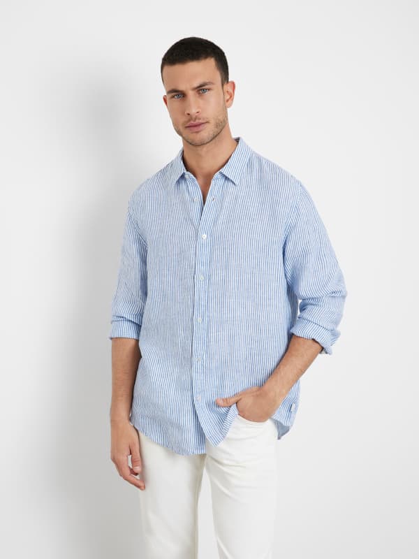 Guess Striped Linen Shirt