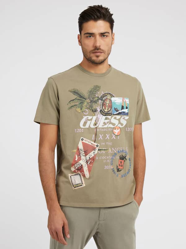 

Футболка С Коллажным Принтом