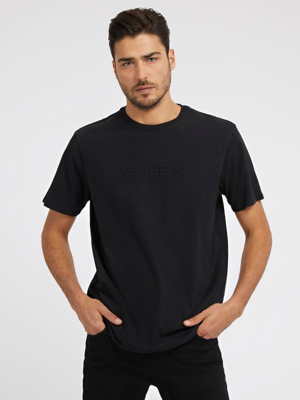 

Футболка С Тисненым Принтом-Логотипом