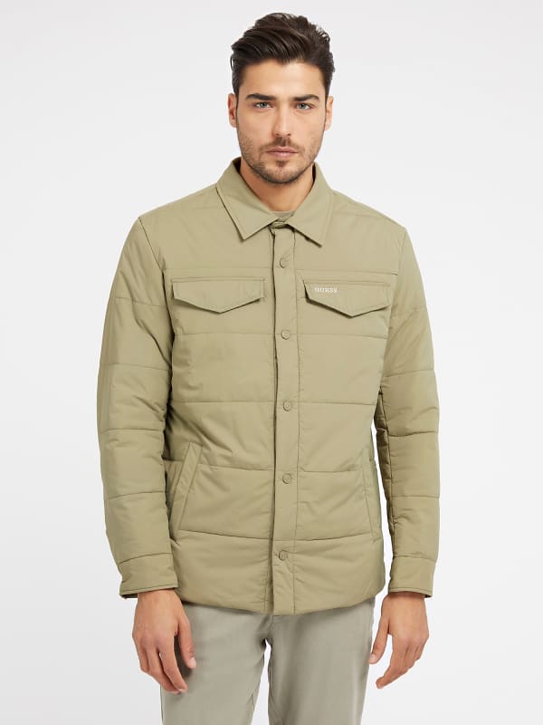 Guess Padded Technical Shirt Jacket