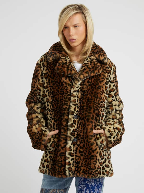 Manteau Fausse Fourrure Animalier