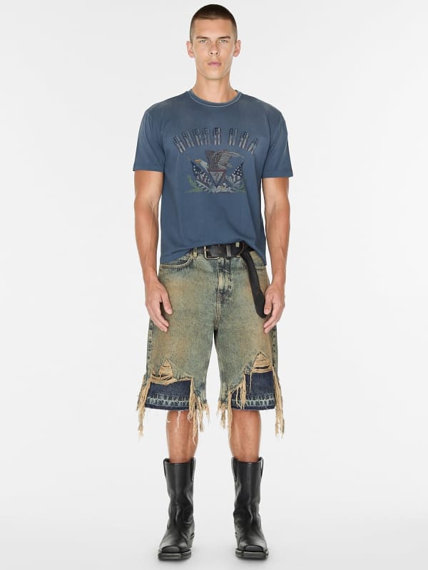  Guess Mid Waist Jeans-bermudashorts 
