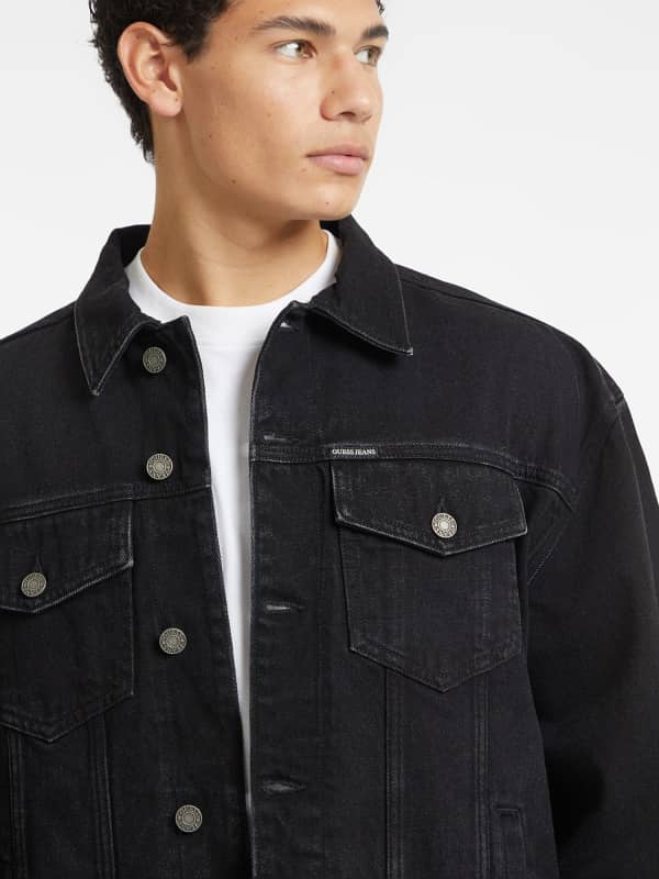 Trucker-Jeansjacke Oversized