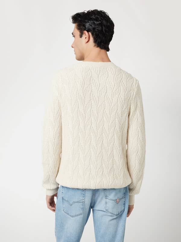  Guess Pullover Rundhalsausschnitt Wollmix 