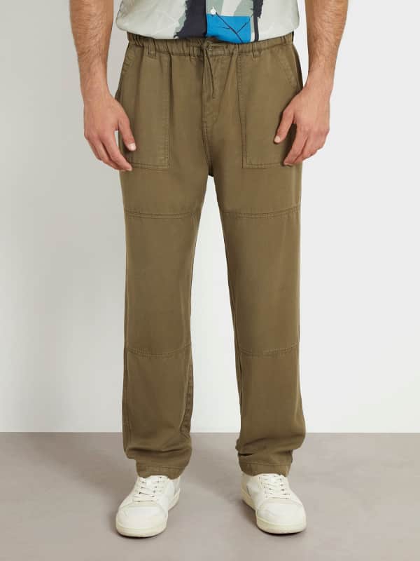 Pantalon Décontracté Taille Moyenne