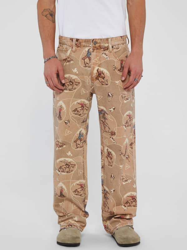 Guess Originals All Over Print Relaxed Pant