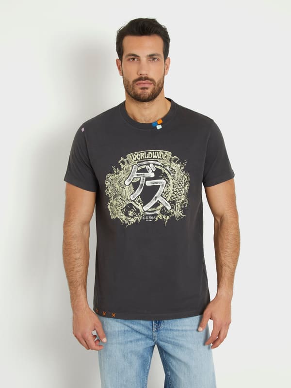 T-Shirt Imprimé Frontal