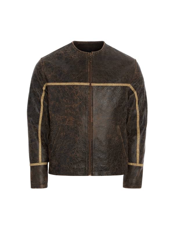 Guess Crackle Leather Jacket