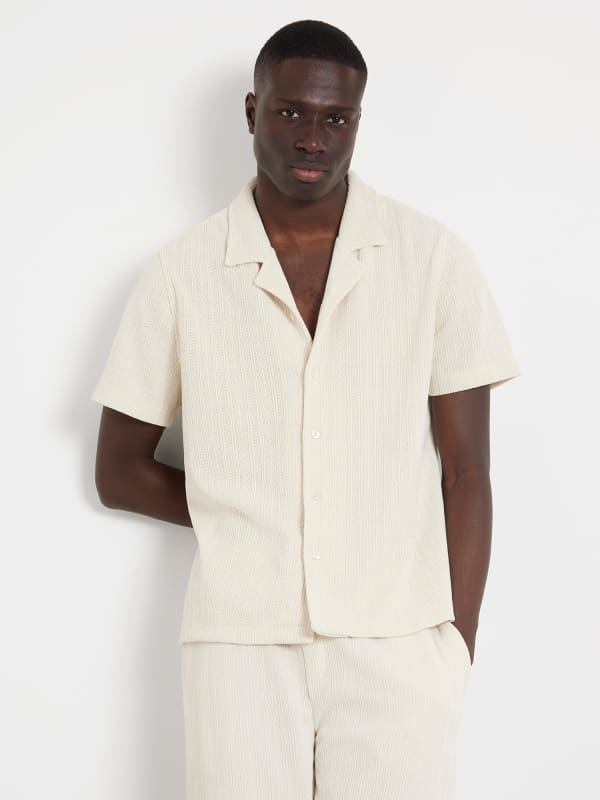 Chemise En Maille Texturée