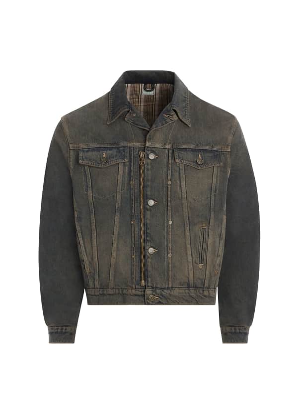 Jeansjacke Reißverschluss