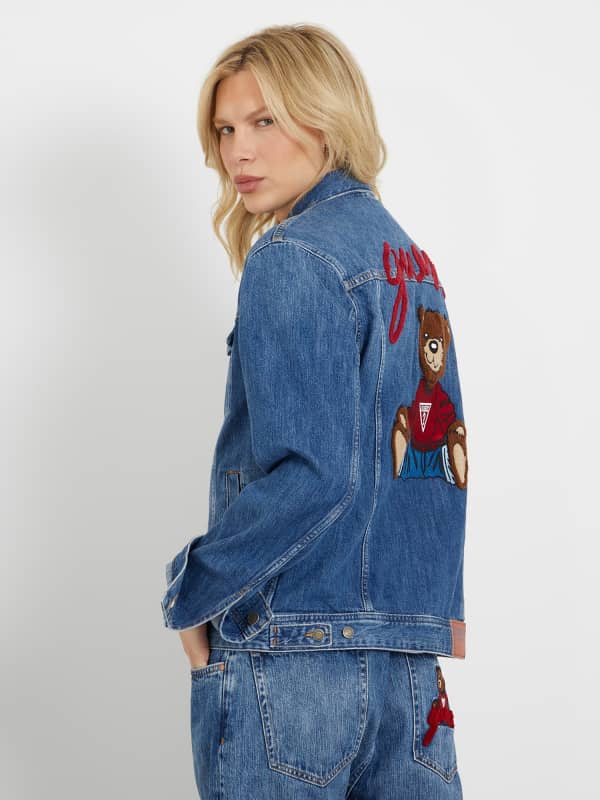 Guess Back Patch Denim Jacket