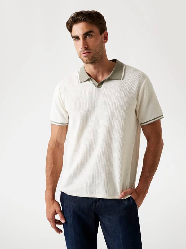 Strickpoloshirt