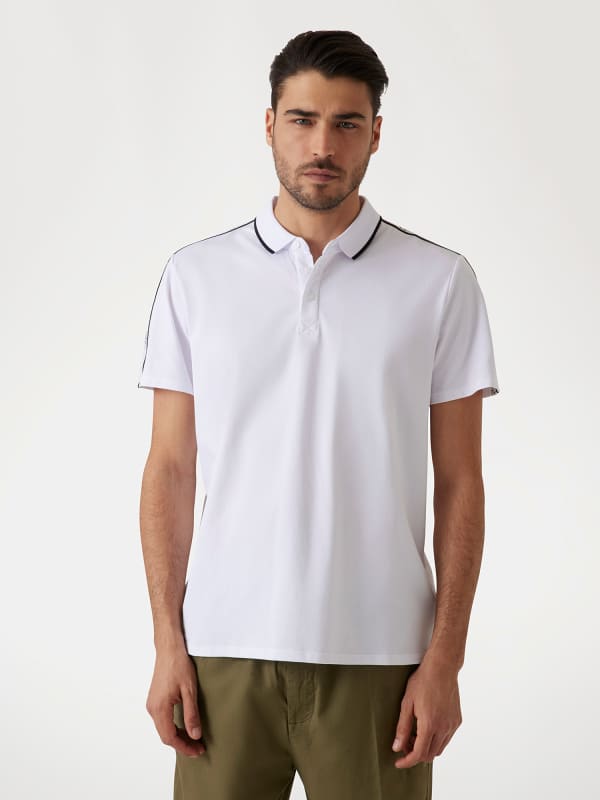 Poloshirt Logostreifen