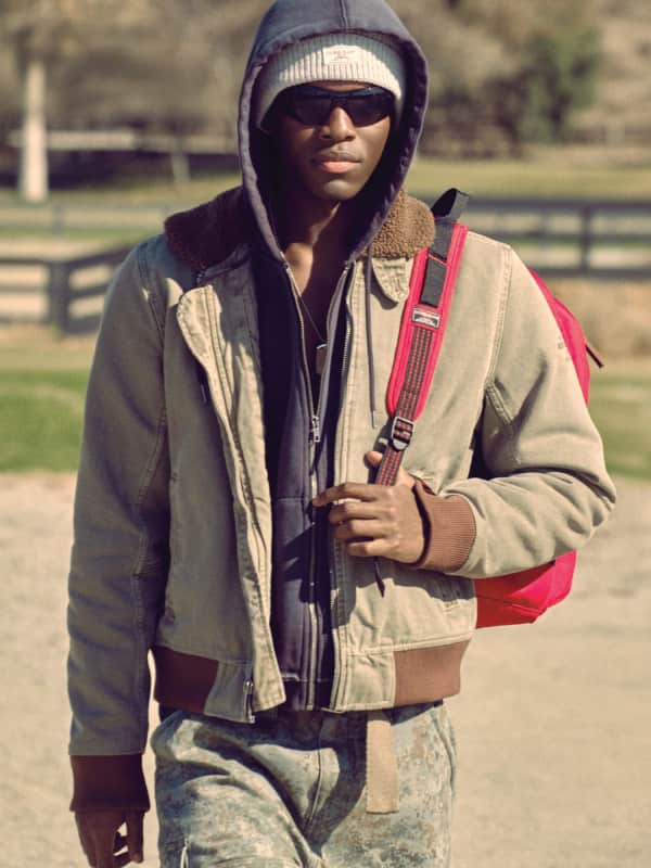 Bomberjacke Military-Stil