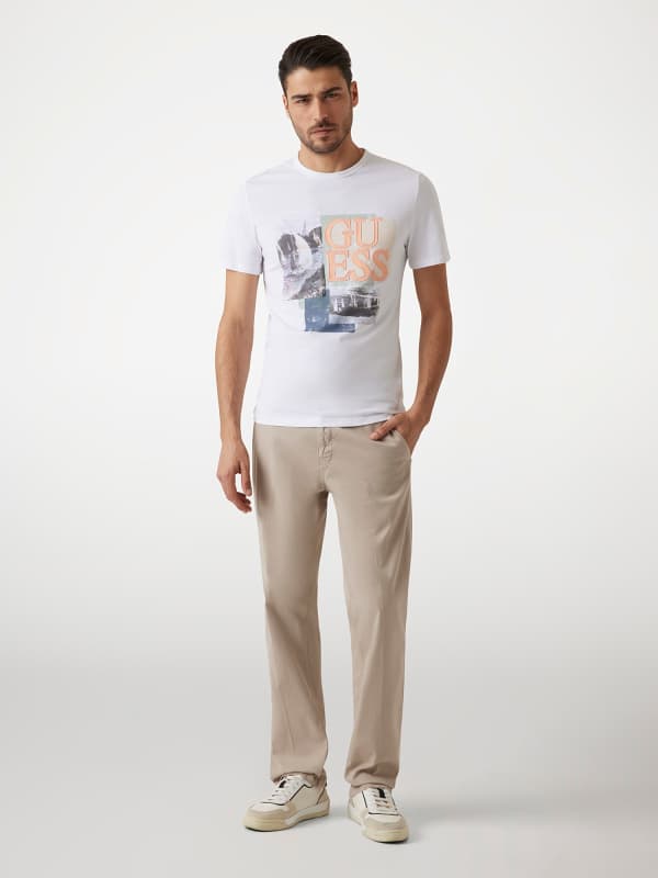  Guess T-shirt Slim Fit Logo 