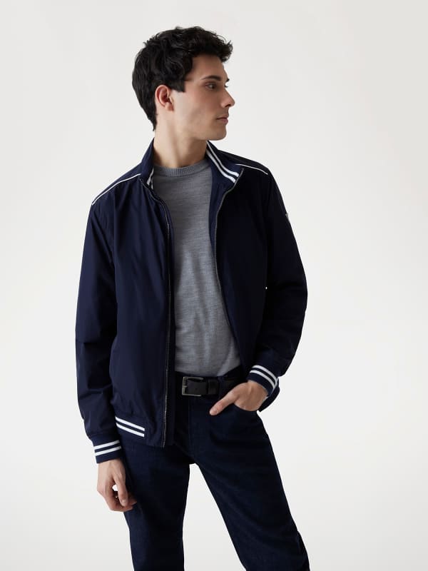 Satin-Bomberjacke