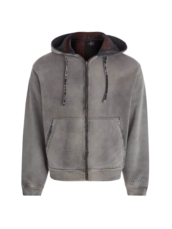 Sweatjacke Mit Durchgehendem Reißverschluss