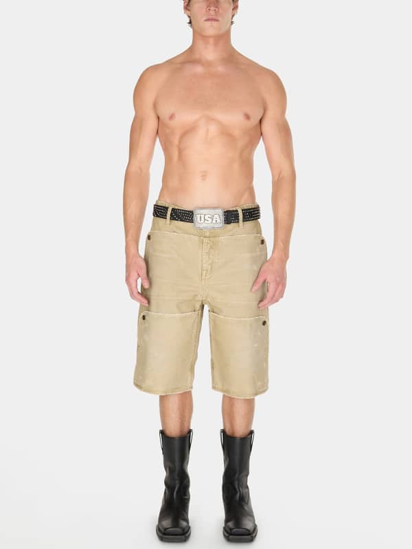  Guess Relaxed Jeansshorts Im Utility-stil 