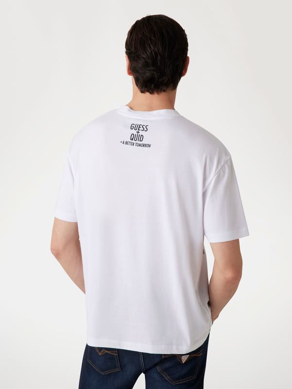  Guess T-shirt Floraler Print Logo 